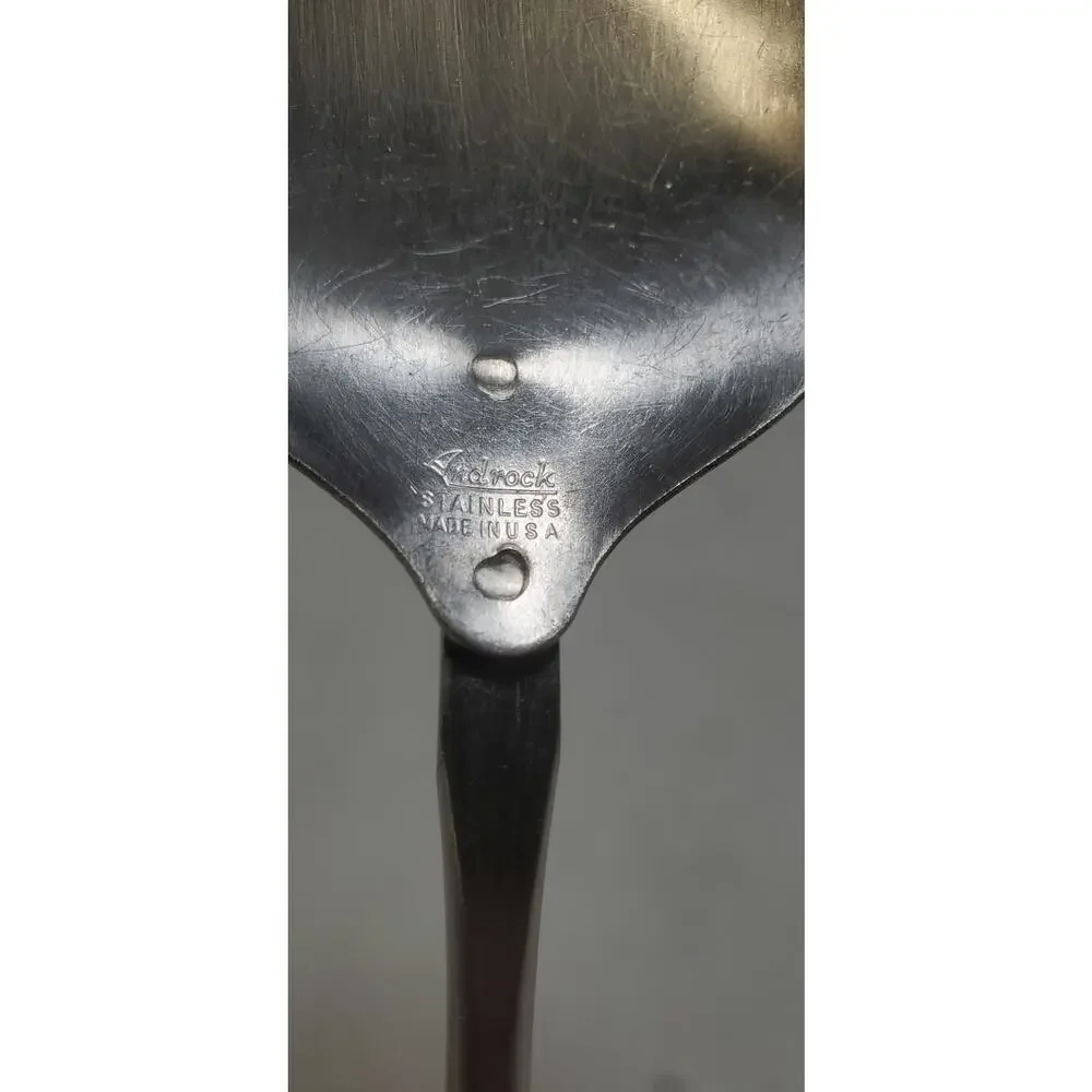 Vintage Androck BULLET Lg Serving/Cooking Spoons Brown Bakelite, Set of 2